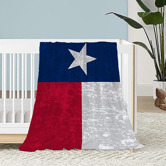 Neatee Living Patriotic Throw Blanket Baby Small 4th of July Memorial Day Fourth of July American Flag Blanket for Swaddle Toddler Veteran Day Stars and Stripes Red White Blue Blanket 30x40
