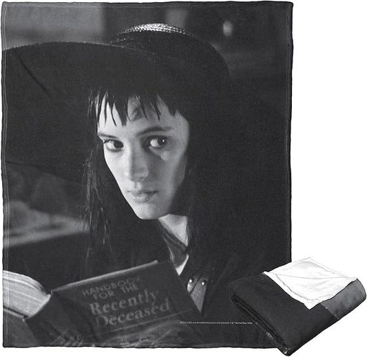 Northwest Beetlejuice Silk Touch Throw Blanket, 50" x 60", One Big Dark Room