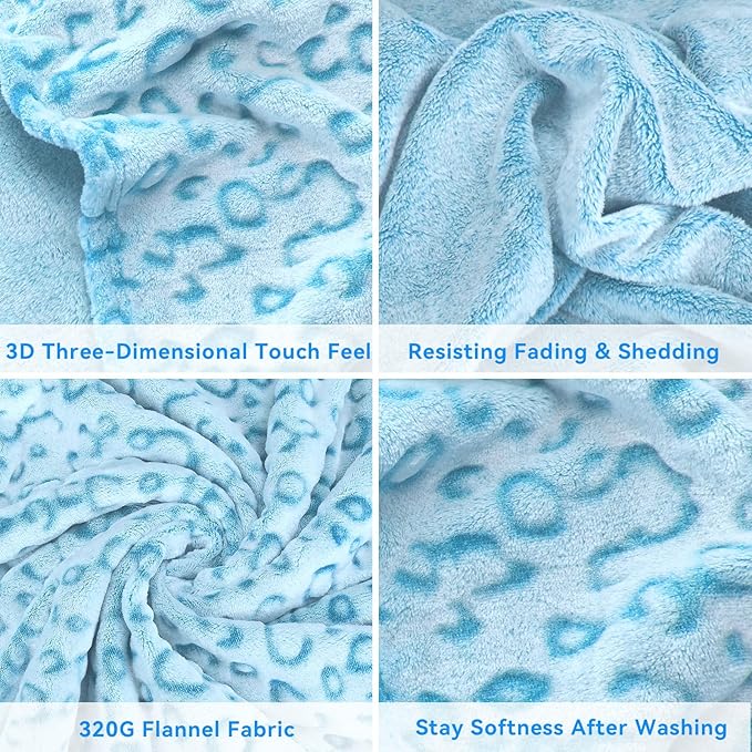 ZHIKU Warm Blanket Throw Soft Fleece Blankets Lightweight Throw Blanket 60"x80"