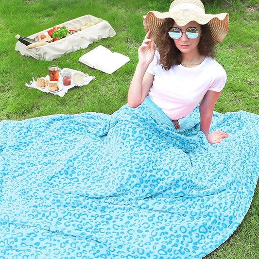 ZHIKU Warm Blanket Throw Soft Fleece Blankets Lightweight Throw Blanket 60"x80"
