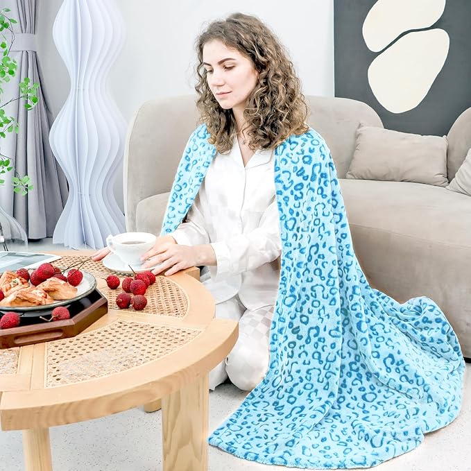 ZHIKU Warm Blanket Throw Soft Fleece Blankets Lightweight Throw Blanket 60"x80"
