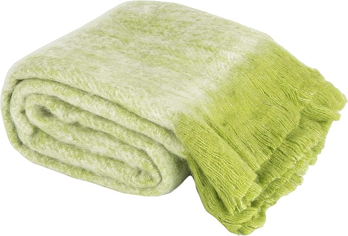 SAFAVIEH Home Lonny Green 50 x 70-inch Blanket Throw, 50"x61"