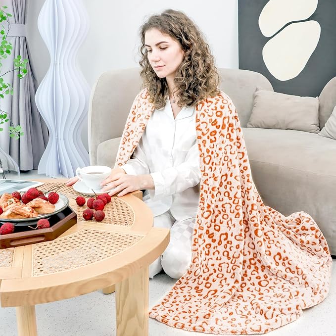 ZHIKU Warm Blanket Throw Soft Fleece Blankets Lightweight Throw Blanket 40"x50"