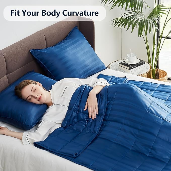 anfie Weighted Blanket(40"x60" 10lbs),Ultra Soft and Cozy Cooling Weighted Blanket for Adult,Heavy Blanket with Machine Washable Soft Blanket