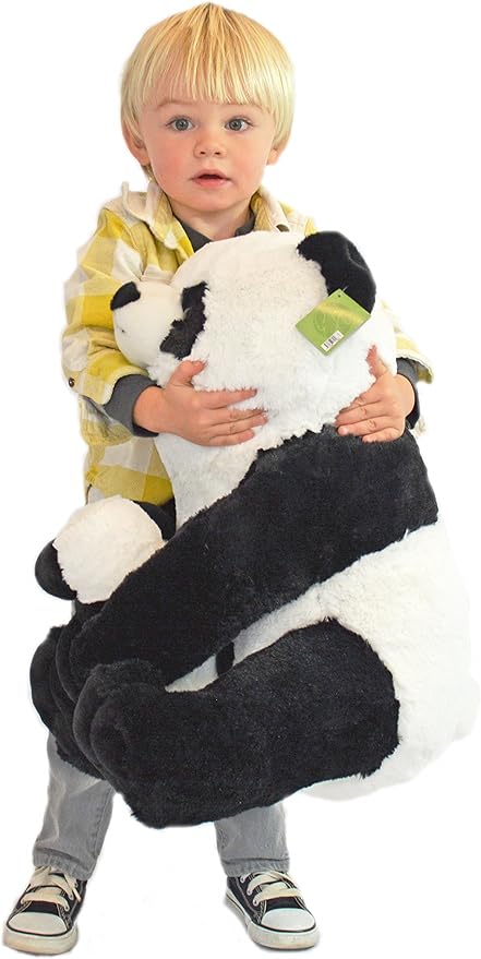 Mother and Baby Panda Plush Set | Super Soft Panda Stuffed Animal | Cute Plushies for Kids Bedroom | 18-in Stuffed Animals for Girls & Boys | Sittingpanda Stuffed Animal Toys by Exceptional Home