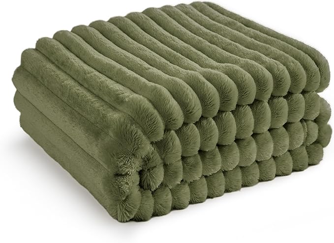 Bedsure Cypress Fleece Throw Blanket for Couch - GentleSoft Cozy Soft Blankets for Women, Cute Small Throws for Girls, 50x60 Inches