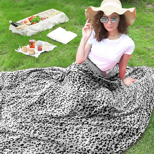 ZHIKU Warm Blanket Throw Soft Fleece Blankets Throw Blanket Lightweight 50"x60"