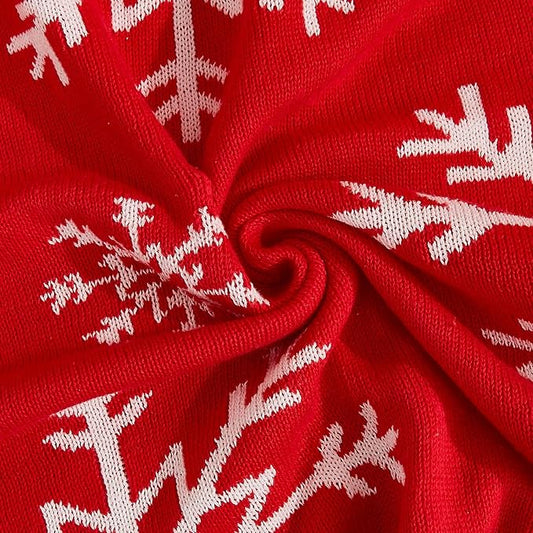 NTBAY 100% Cotton Cable Knit Throw Blanket for Couch (51"x 67"), Super Soft Warm Knitted Throw Blanket for Bed, Sofa, Chair - Extra Cozy, Machine Washable, Comfortable Home Decor, Red and White
