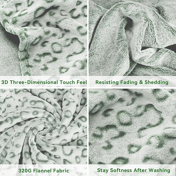 ZHIKU Warm Blanket Throw Soft Fleece Blankets Lightweight Throw Blanket 60"x80"