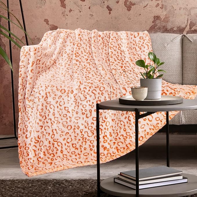 ZHIKU Warm Blanket Throw Soft Fleece Blankets Lightweight Throw Blanket 60"x80"