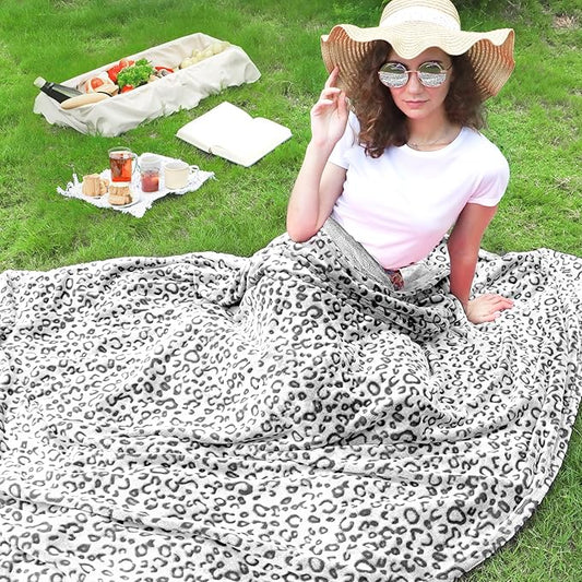 ZHIKU Warm Blanket Throw Soft Fleece Blankets Throw Blanket Lightweight 50"×60"